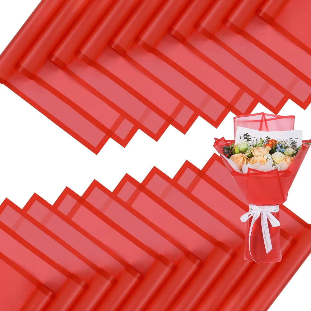 Translucent Red Waterproof Flo – Florist Supply Paper recenzja i cena