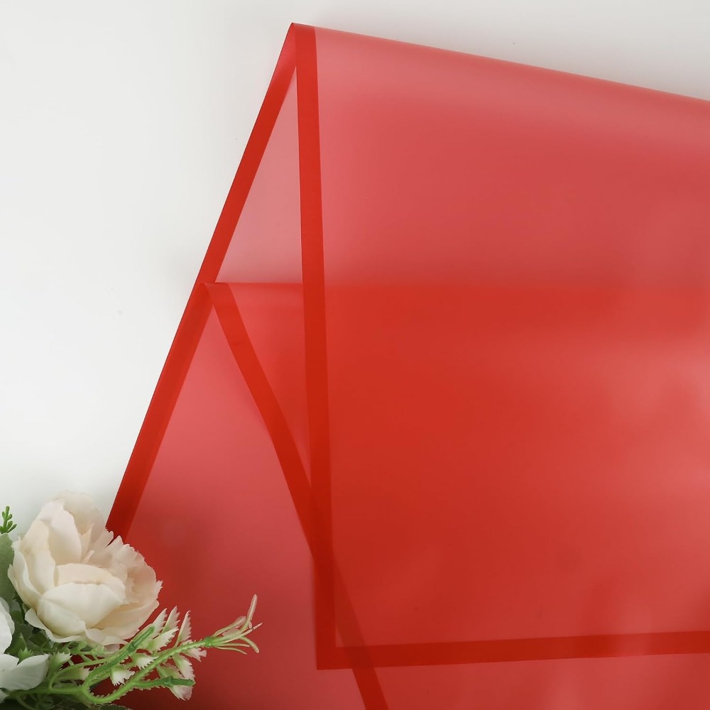 Translucent Red Waterproof Flo – Florist Supply Paper recenzja i cena