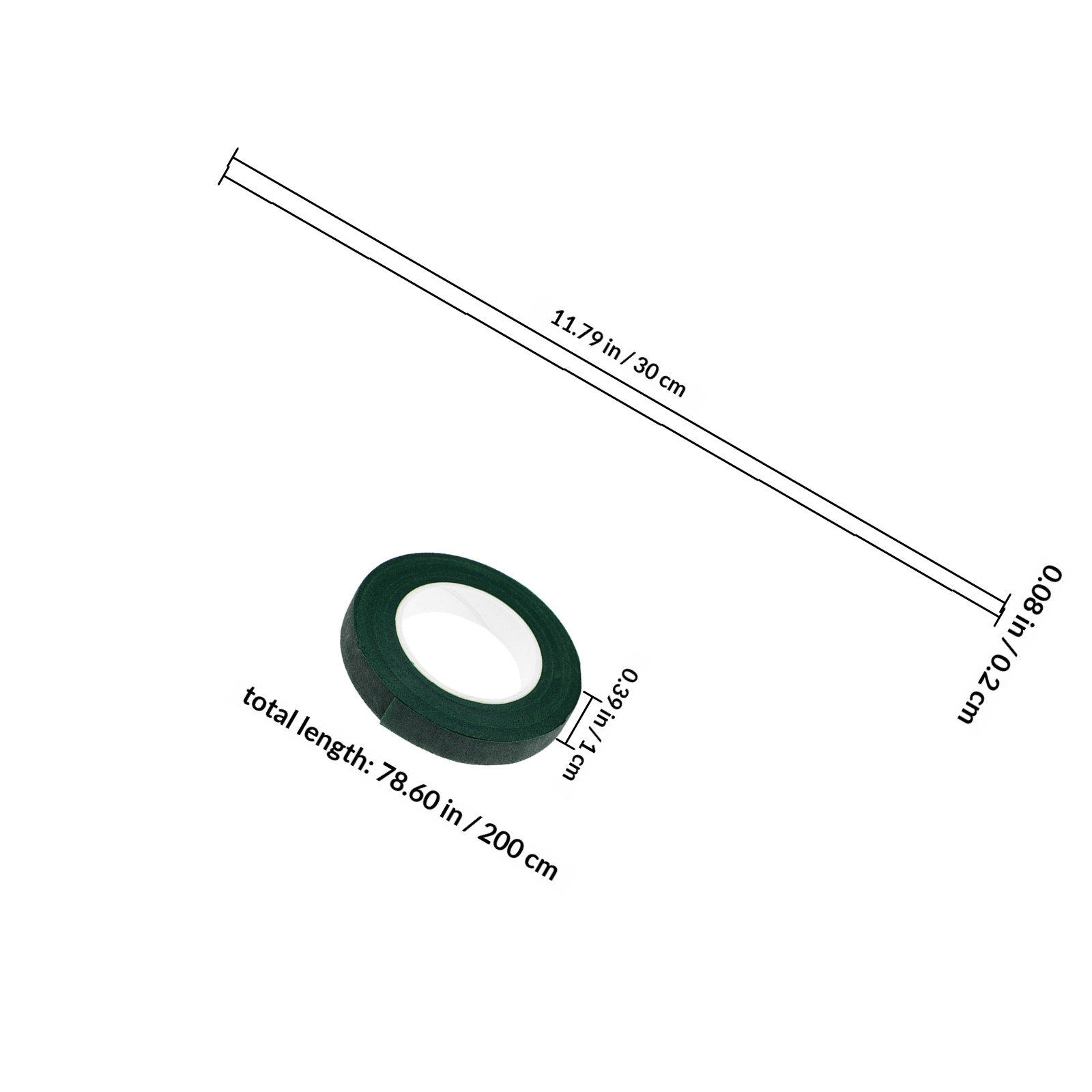 1Set Green Floral Tape Roll Pl – Florist Supply Paper recenzja i cena